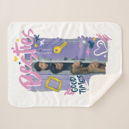 FRIENDS™ | Besties Sherpa Deken (Voorkant (horizontaal))