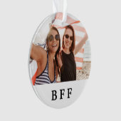 Friends BFF voor altijd foto Ornament (voorkant)