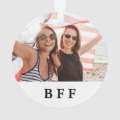 Friends BFF voor altijd foto Ornament (achterkant)
