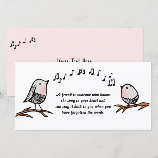 Friends Bird Song (Voorkant / Achterkant)