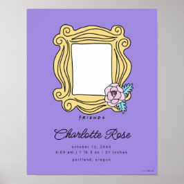 FRIENDS™ Bloemen Fotolijstje | Gegevens over de ge Poster