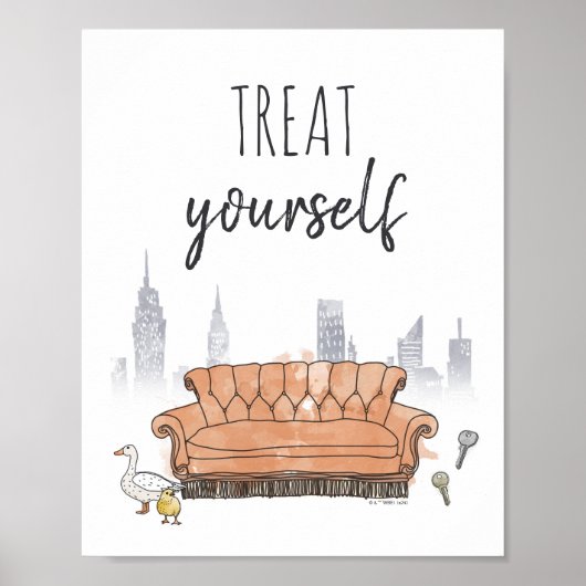 FRIENDS™ | Bruiloftsfeest traktaties Poster (Voorkant)