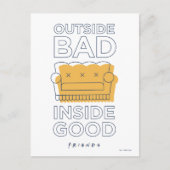 FRIENDS™ | Buiten Slecht, Inside Good Briefkaart (Voorkant)