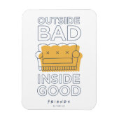 FRIENDS™ | Buiten Slecht, Inside Good Magneet (Verticaal)