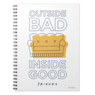 FRIENDS™   Buiten Slecht, Inside Good Notitieboek