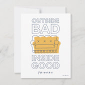 FRIENDS™ | Buiten Slecht, Inside Good Notitiekaartje (Voorkant)