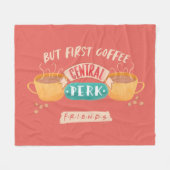 FRIENDS™ | But First Coffee - Central Perk Fleece Deken (Voorkant (Horizontaal))