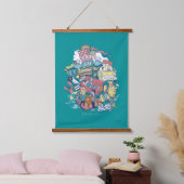 FRIENDS™ | Cartoon collage Hangend Wandkleed (Slaapkamer)