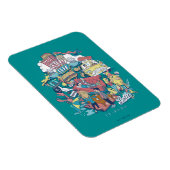 FRIENDS™ | Cartoon collage Magneet (Rechterzijde)