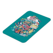 FRIENDS™ | Cartoon collage Magneet (Linkerzijde)