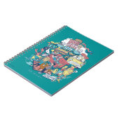 FRIENDS™ | Cartoon collage Notitieboek (Linkerzijde)