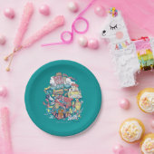 FRIENDS™ | Cartoon collage Papieren Bordje (Feest)