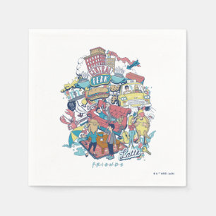 FRIENDS™   Cartoon collage Servet