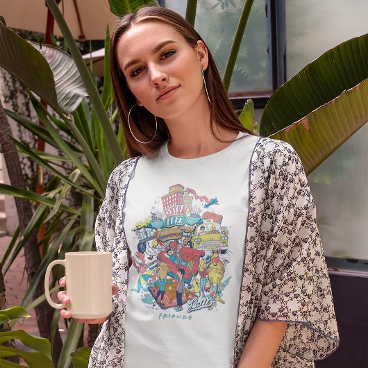 FRIENDS™ | Cartoon collage T-shirt