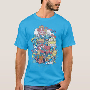 FRIENDS™   Cartoon collage T-shirt