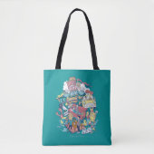 FRIENDS™ | Cartoon collage Tote Bag (Voorkant)