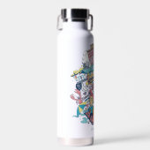 FRIENDS™ | Cartoon collage Waterfles (Voorkant)