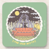 FRIENDS™ | Cartoon fontain Bier Onderzetter (Voorkant)