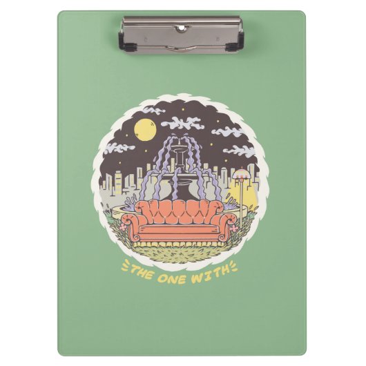 FRIENDS™ | Cartoon fontain Klembord (Voorkant)