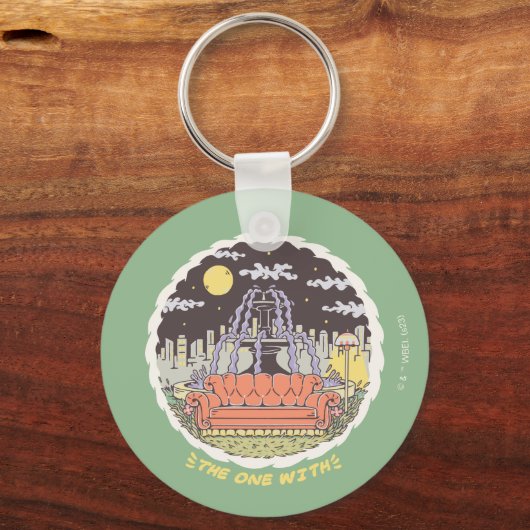 FRIENDS™ | Cartoon fontain Sleutelhanger (Achterkant)