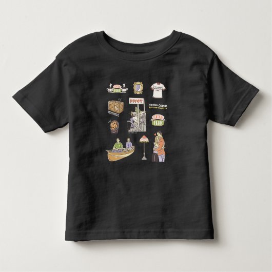 FRIENDS™ | Cartoon Icons 2 Kinder Shirts (Voorkant)