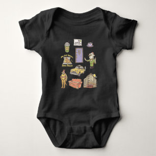 FRIENDS™ Cartoon pictogrammen Grafisch 2 Romper