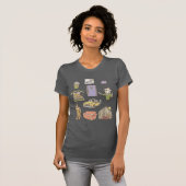 FRIENDS™ | Cartoon pictogrammen Grafisch 2 T-shirt (Voorkant volledig)