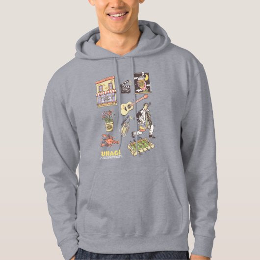 FRIENDS™ | Cartoon pictogrammen Grafisch 4 Hoodie (Voorkant)