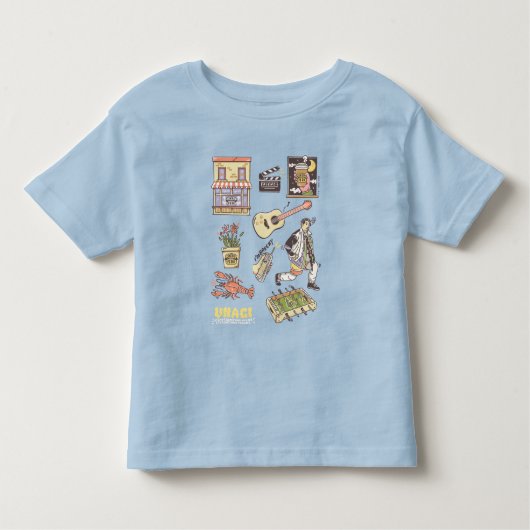 FRIENDS™ | Cartoon pictogrammen Grafisch 4 Kinder Shirts (Voorkant)