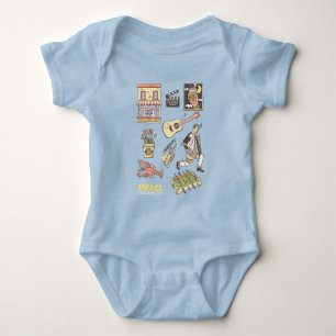 FRIENDS™ Cartoon pictogrammen Grafisch 4 Romper