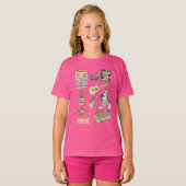 FRIENDS™ | Cartoon pictogrammen Grafisch 4 T-shirt (Voorkant volledig)
