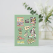 FRIENDS™ | Cartoon pictogrammen Grafisch Briefkaart (Staand voorkant)