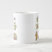 FRIENDS™ | Cartoon pictogrammen Grafisch Grote Koffiekop (Voorkant)