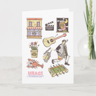 FRIENDS™   Cartoon pictogrammen Grafisch Kaart