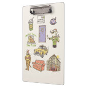 FRIENDS™ | Cartoon pictogrammen Grafisch Klembord (Links)