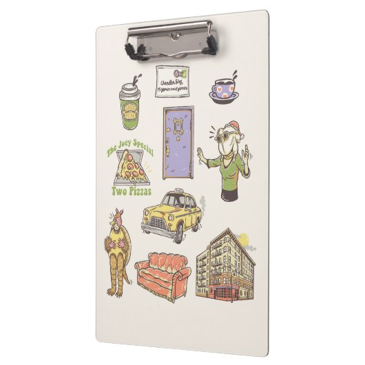 FRIENDS™ | Cartoon pictogrammen Grafisch Klembord (Links)