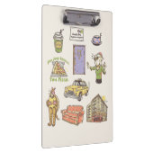 FRIENDS™ | Cartoon pictogrammen Grafisch Klembord (Rechts)