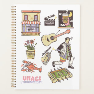 FRIENDS™ Cartoon pictogrammen Grafisch Planner