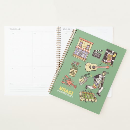 FRIENDS™ | Cartoon pictogrammen Grafisch Planner (Display)