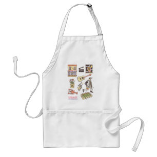 FRIENDS™ Cartoon pictogrammen Grafisch Standaard Schort