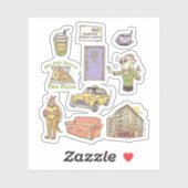 FRIENDS™ | Cartoon pictogrammen Grafisch Sticker (Vel)