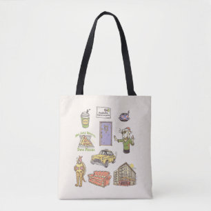 FRIENDS™ Cartoon pictogrammen Grafisch Tote Bag