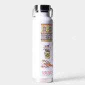 FRIENDS™ | Cartoon pictogrammen Grafisch Waterfles (Voorkant)