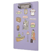 FRIENDS™ | Cartoon-pictogrammen Klembord (Links)