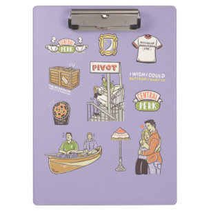 FRIENDS™ Cartoon-pictogrammen Klembord