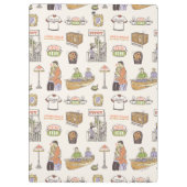 FRIENDS™ | Cartoon-pictogrammen Klembord (Achterkant)