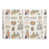 FRIENDS™ | Cartoon-pictogrammen Kussensloop (Achterkant)