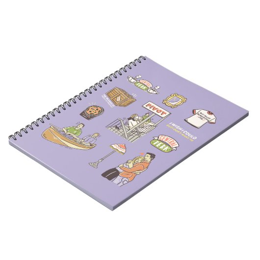 FRIENDS™ | Cartoon-pictogrammen Notitieboek (Linkerzijde)