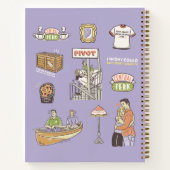 FRIENDS™ | Cartoon-pictogrammen Notitieboek (Achterkant)