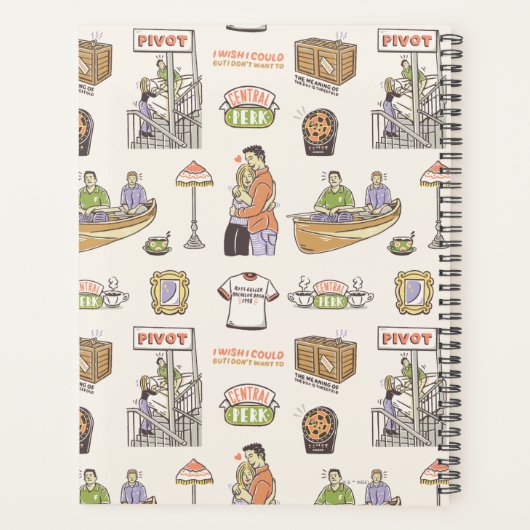 FRIENDS™ | Cartoon-pictogrammen Planner (Achterkant)